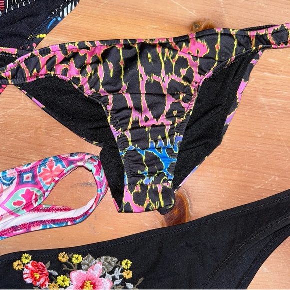 Colorful Bikini Bottoms Set of 4 - Picture 4 of 5
